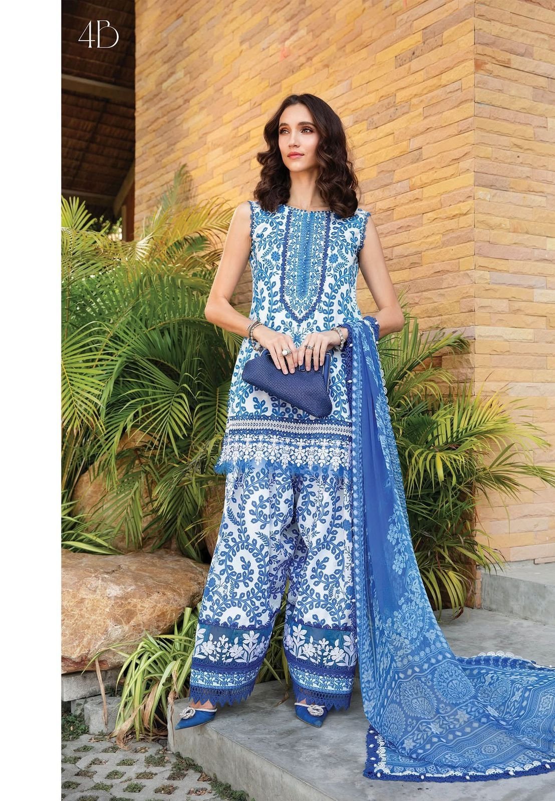 MARIA B M PRINT LAWN MPT-2504A-25 - Image 4