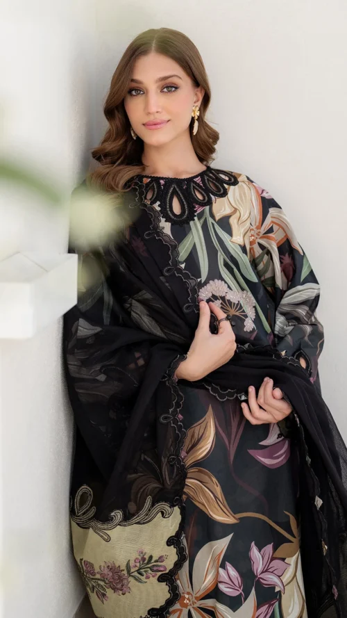 Baroque Embroidered Lawn D - 1810